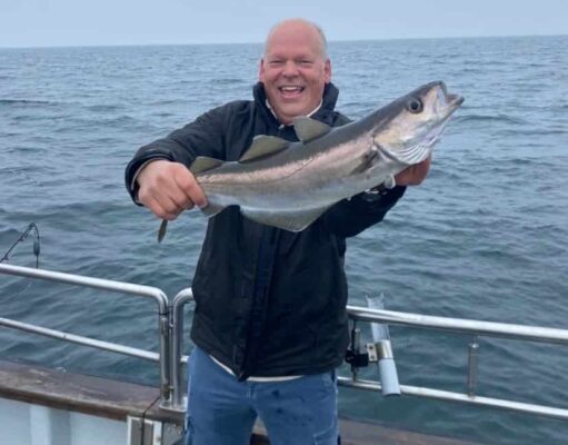 Dutch anglers enjoy good reef and skate fishing on Lady Louise pollack