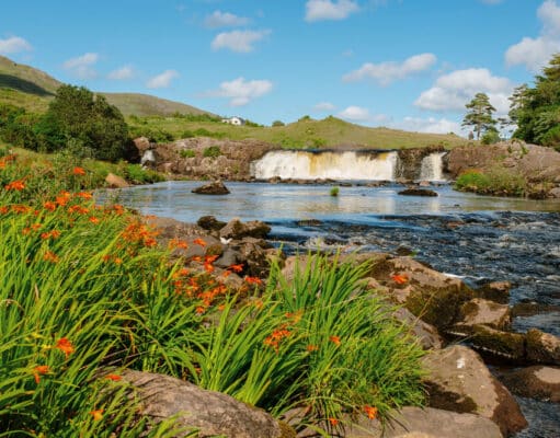 IFI advises high temperatures may close fisheries Aasleagh Falls, Courtesy Joyce Country and Western Lakes Geopark