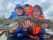 Big pike for a little lady with Go Fishing Ireland Anita's 102cm pike