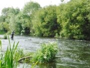 Colorado fly anglers get to grips with wet fly on the Deel above Altavilla Bridge