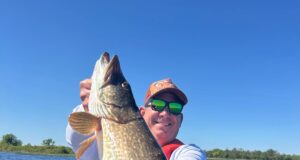Sylvian is happy with one of his Pike.