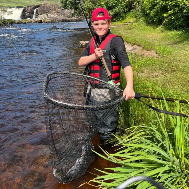 15-Year-old Aoibheann Lynch on the Erriff