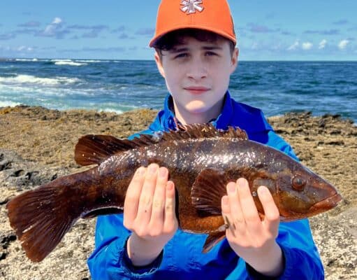 Two PB’s for Xavier in shore angling trip to Donegal Bay