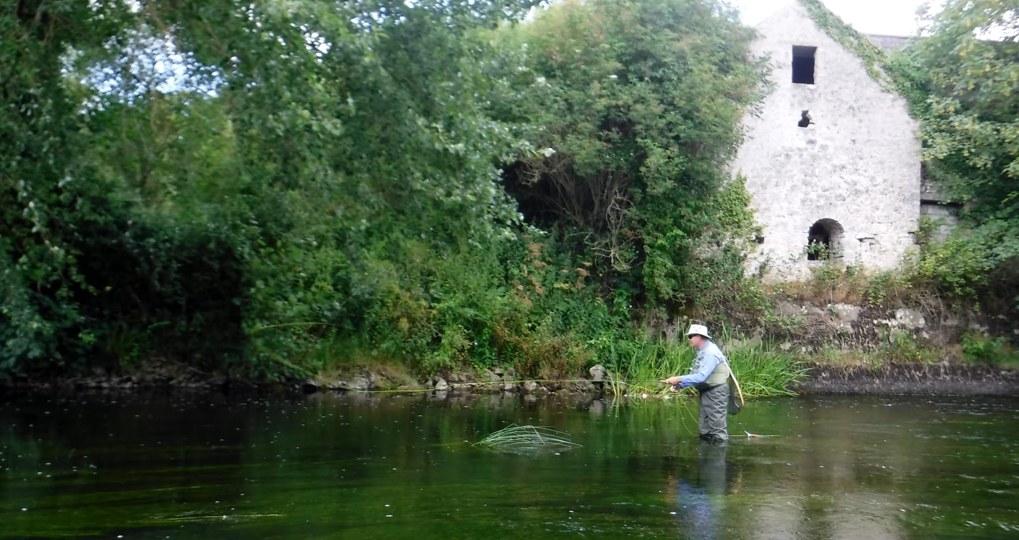 River Deel and Bateman's Mill at Newbridge
