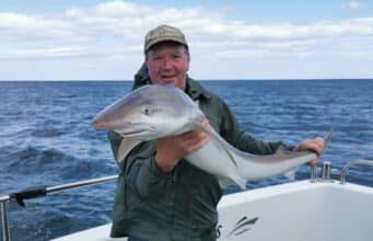 Welsh angler with a fine Tope