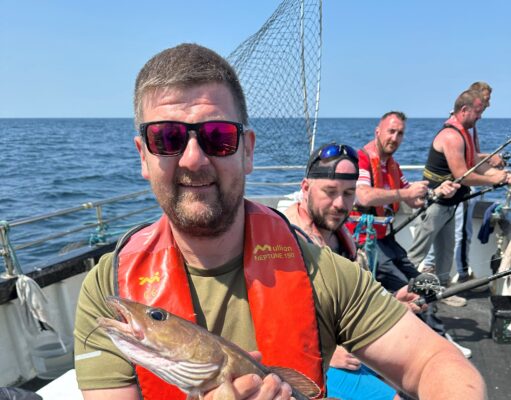 Anglers enjoy a good day on Killala Harbour ling