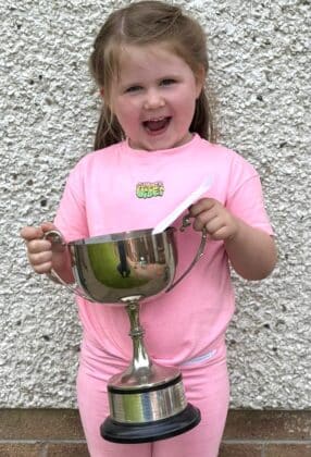 Katie Holden, aged 4