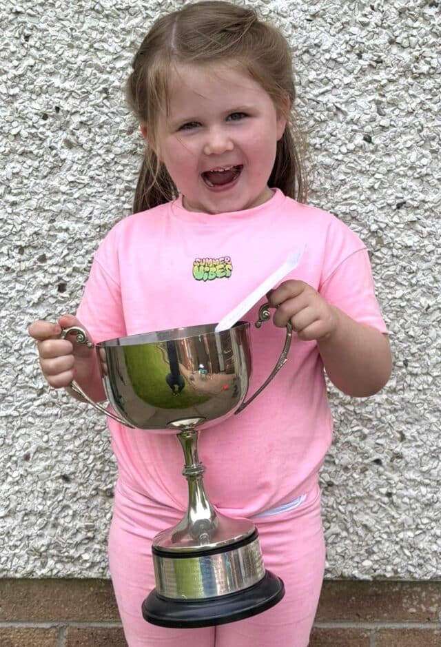 Katie Holden, aged 4