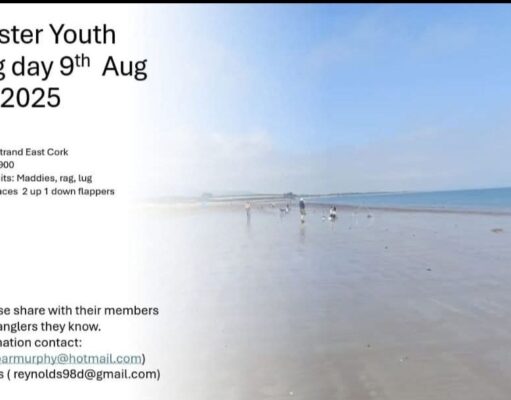 Munster youth training day this Saturday @ Ballykinealy Strand