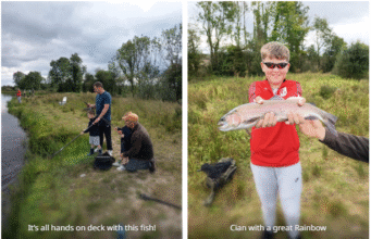 DTAA kids have super day out at Laois Angling Centre