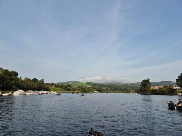 boats heading out