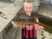 Great perch fishing in Lanesborough for Donnacha perch