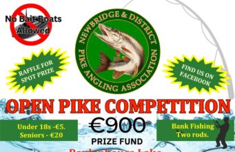 Newbridge District Pike Anglers – Annual Open Pike Fishing Competition This Weekend