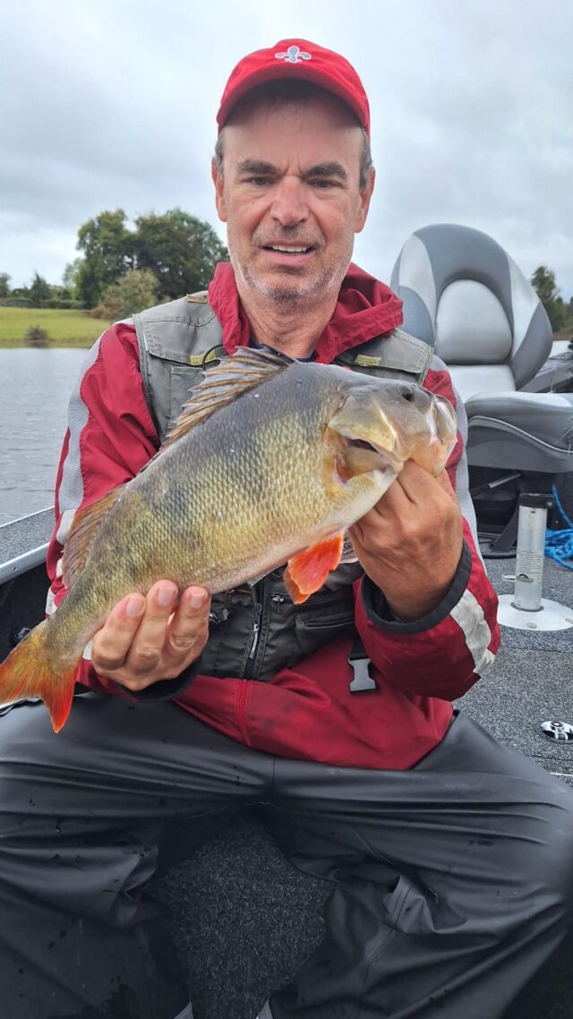 Chris with the 44cm perch