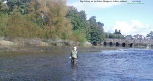Young anglers on the Maigue already looking forward to next season Harry Ahern with pal James McDonagh behind