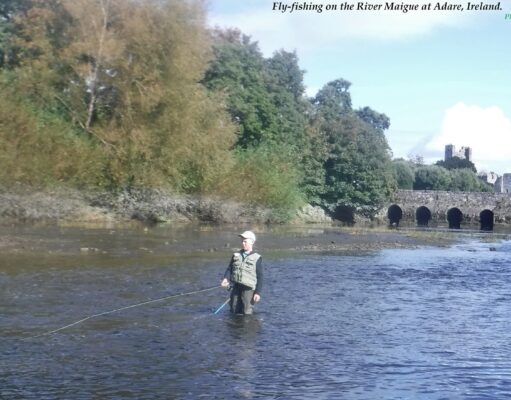 Young anglers on the Maigue already looking forward to next season Harry Ahern with pal James McDonagh behind