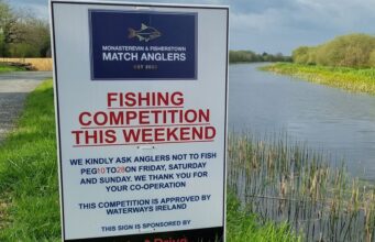 Dates announced for Canal 3 man team league at Daingean Monasterevin fishing competition sign