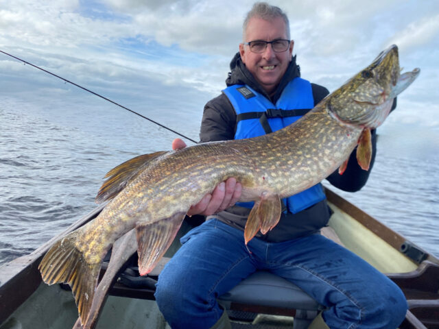 Tom Lawlor with 103cm pike