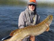 Visitors getting great pike fishing with Angling Services Ireland pike