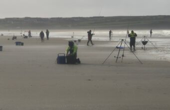 on the beach