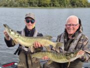 Father & son from Austria enjoy their pike fishing in Boyle