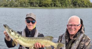 Father & son from Austria enjoy their pike fishing in Boyle
