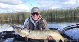 Good pike fly fishing in the Midlands