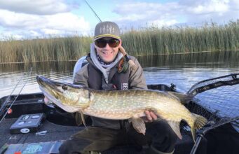 Good pike fly fishing in the Midlands