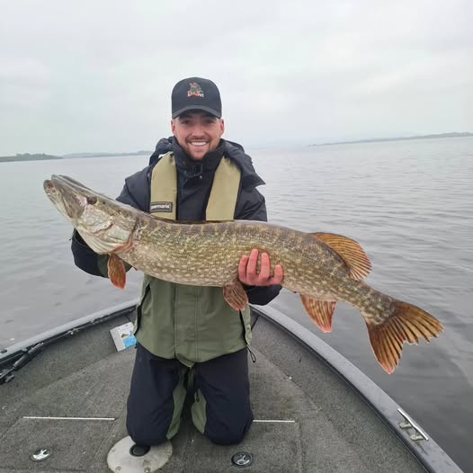 Aaron with a 103cm pike