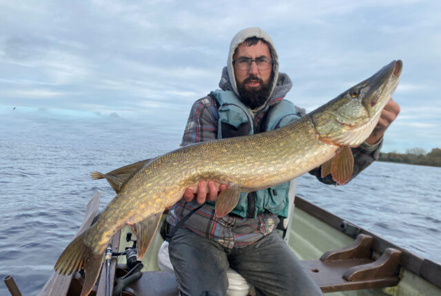 Cody Costello with a 105cm pike