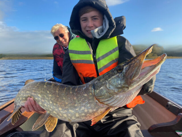 Frankie with his big pike