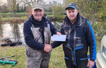 River Barrow producing for coarse anglers at Athy Tommy Cahill presented with his prize