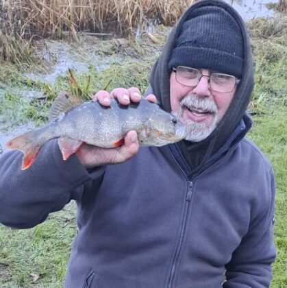 Kevin Leahy with a nice perch