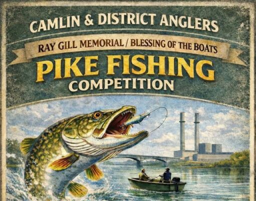 Camlin & District Anglers to host Ray Gill Memorial Pike Comp on Feb 22nd