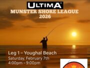 First leg of 2026 Ultima Munster Shore League to be held at Youghal on Feb 7th