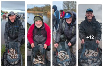 Cold water and rising river make things tricky for VDE Baggers