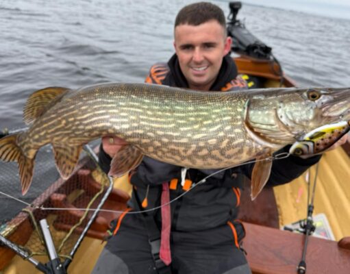 Big pike, big perch and more on Lough Derg with Senan Stanley fishing Lough Derg pike
