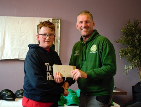 U16 winner Tom Cunningham