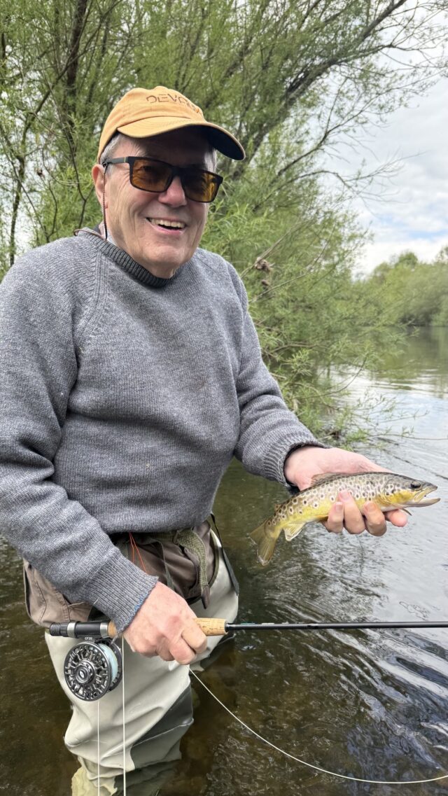 Georges Milan with Trout 