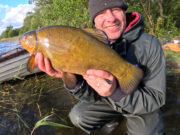 Top class tench despite low temperatures and safari adventures Paul Vicary with Tench of 6lb 12oz