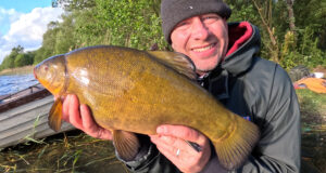 Top class tench despite low temperatures and safari adventures Paul Vicary with Tench of 6lb 12oz