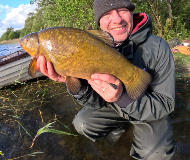 Paul Vicary with Tench of 6lb 12oz