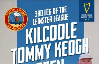 South Shore SAC hosting the Tommy Keogh Open on 13th June @ Kilcoole