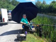 Umbrellas a ‘must’ for Leinster Coarse Anglers in Sweltering Sun