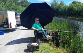 Umbrellas a ‘must’ for Leinster Coarse Anglers in Sweltering Sun