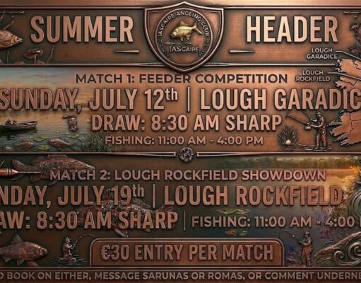 IASCaire Feeder Fishing Club announce summer double header