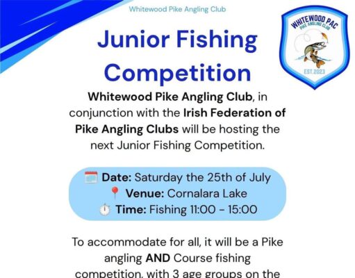 IFPAC hosting junior Pike & Coarse Competition this weekend