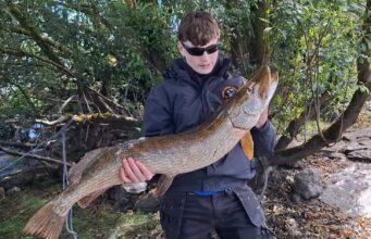 Club record 116cm pike for Jack Monaghan from the Shannon at Athlone